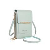 Combo x3 carteras porta celular con ventana táctil