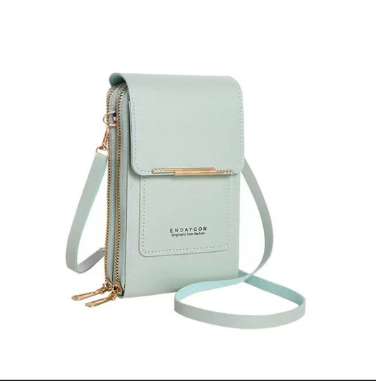 Combo x3 carteras porta celular con ventana táctil