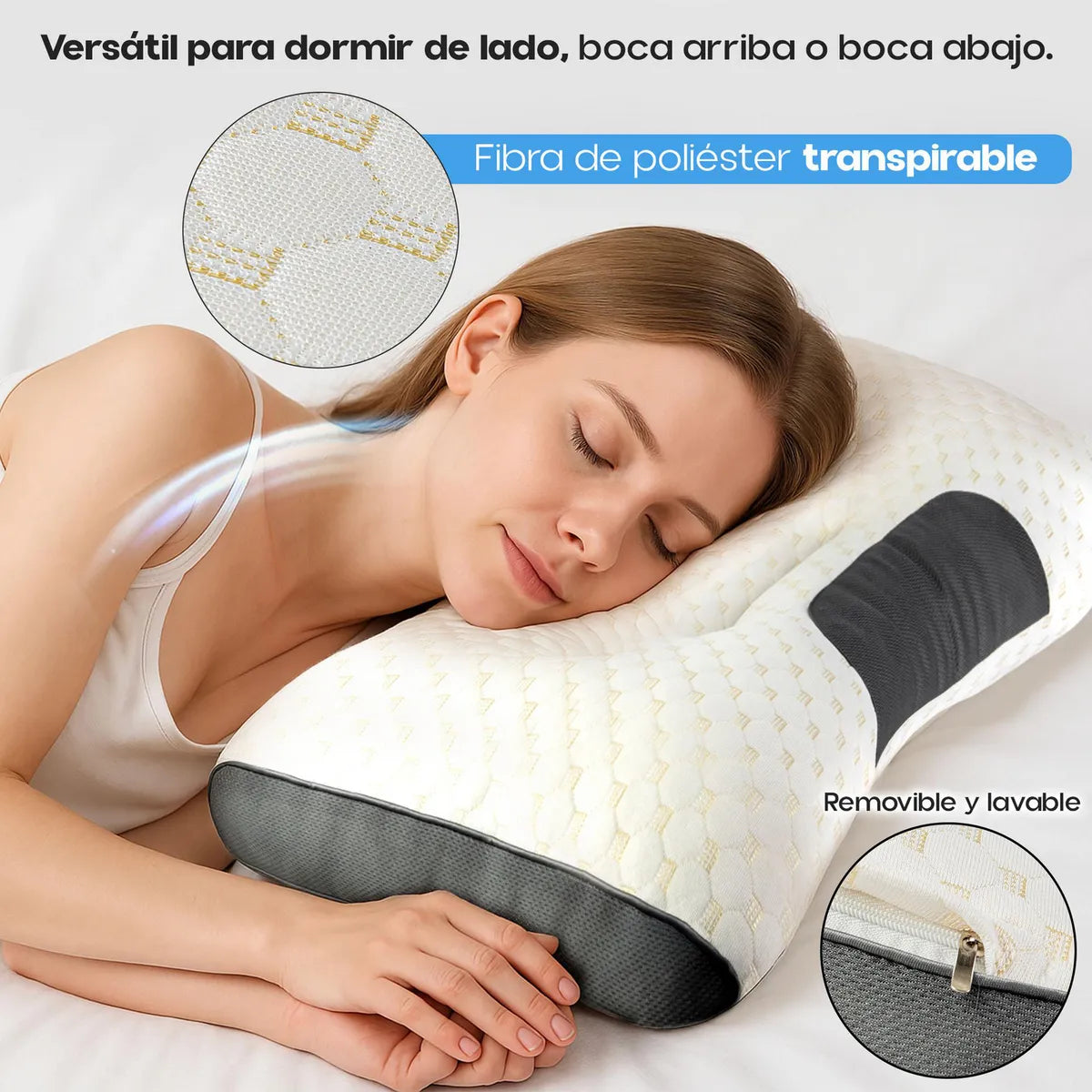 Almohada ortopédica cervical