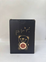 Caja de regalo "Oso Girasol" · joyero con flores preservadas