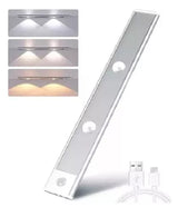 Lámpara LED recargable de 40 cm · sensor de movimiento y control