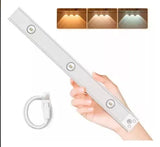 Lámpara LED recargable de 40 cm · sensor de movimiento y control