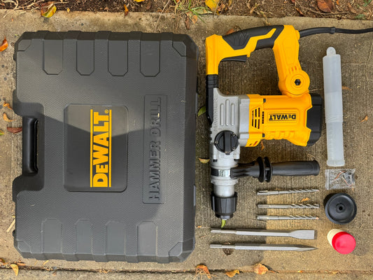 Rotomartillo eléctrico 2050 W · SDS-Plus con maletín